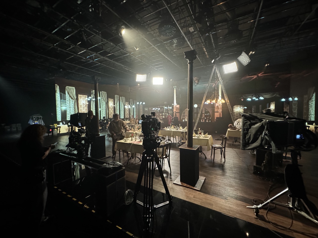 Virtual production LED stage